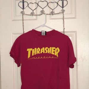 THRASHER MAGAZINE Hot pink Tee